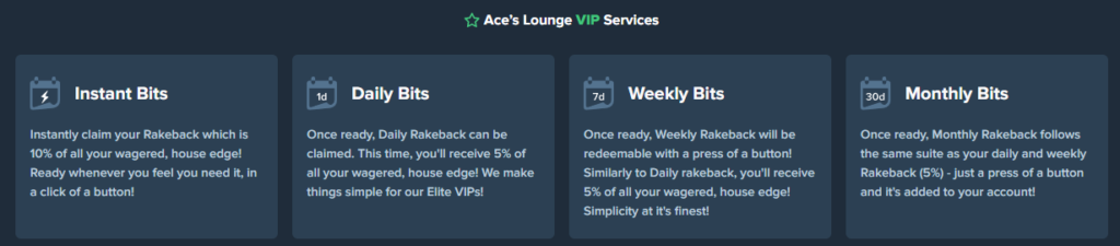 duelbits ace lounge vip services